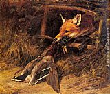 Heywood Hardy Returning to the Fox's Lair painting
